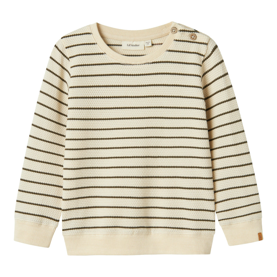 Lil`Atelier gestreifter Pullover NMMRAMUS Organic Cotton