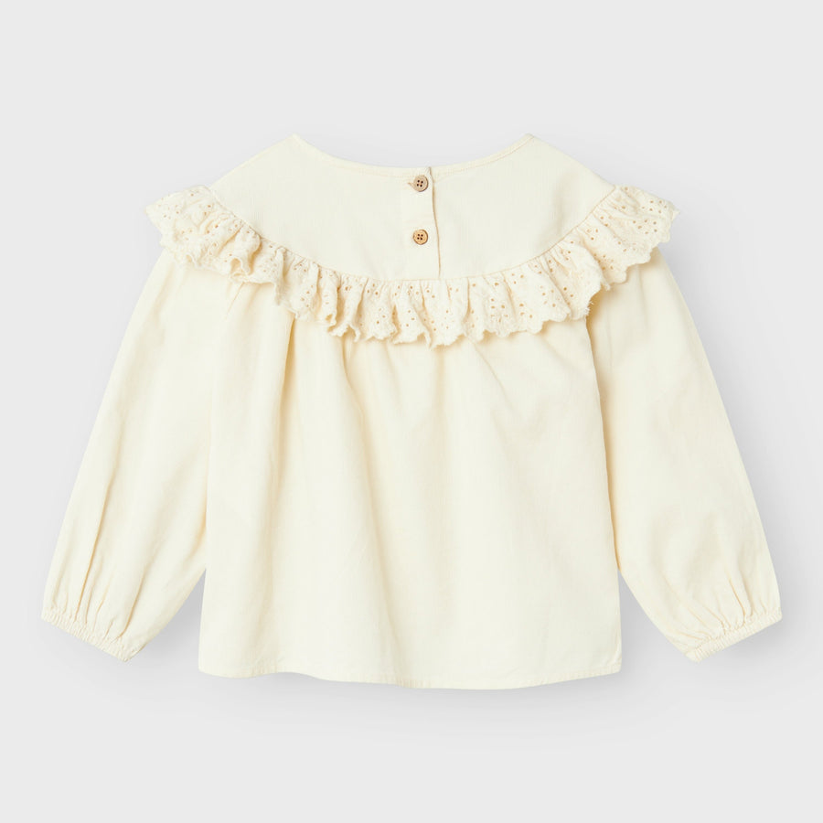 Lil`Atelier Bluse mit Spitzen NMFSAKU Organic Cotton