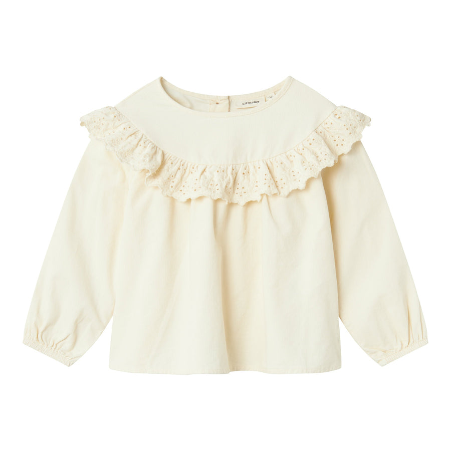 Lil`Atelier Bluse mit Spitzen NMFSAKU Organic Cotton