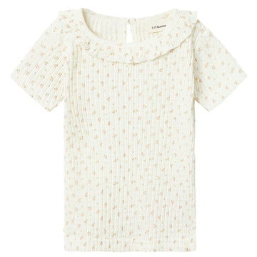 Lil`Atelier T-Shirt mit Rüschen NMFHULLA Organic Cotton