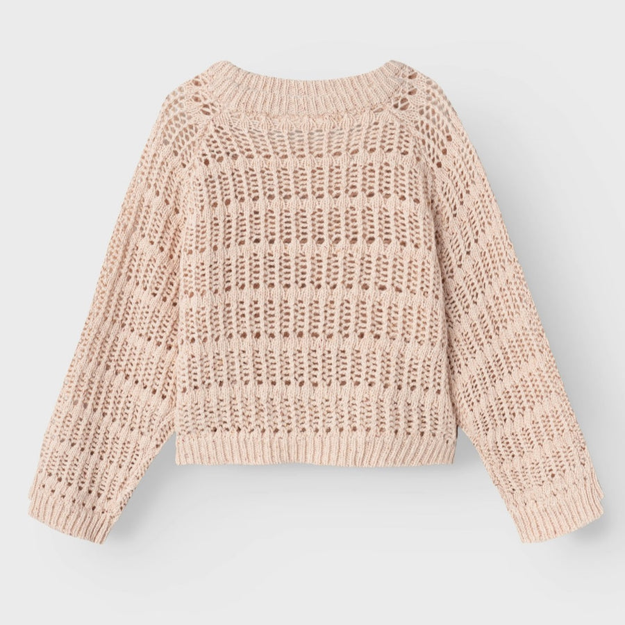 Lil`Atelier Strickpullover kurz NMFHILLA Organic Cotton