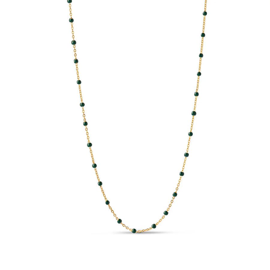 Enamel Copenhagen Halskette LOLA 18k Gold Plated Recycled Silver