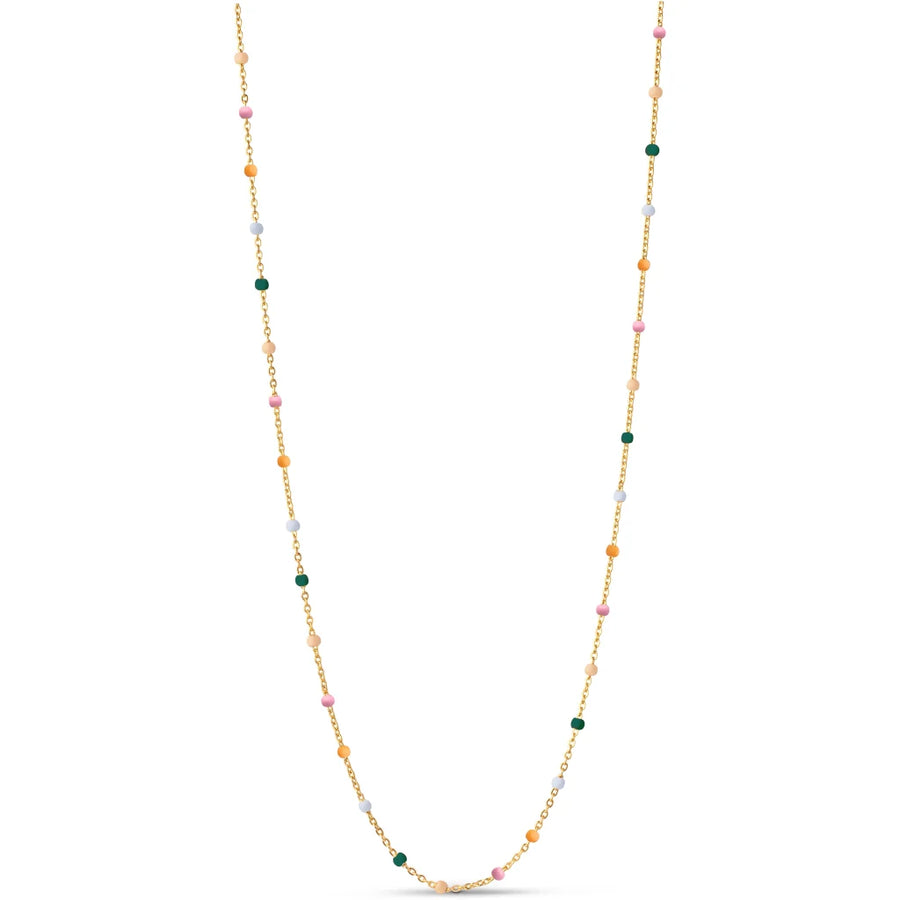 Enamel Copenhagen Halskette LOLA 18k Gold Plated Recycled Silver