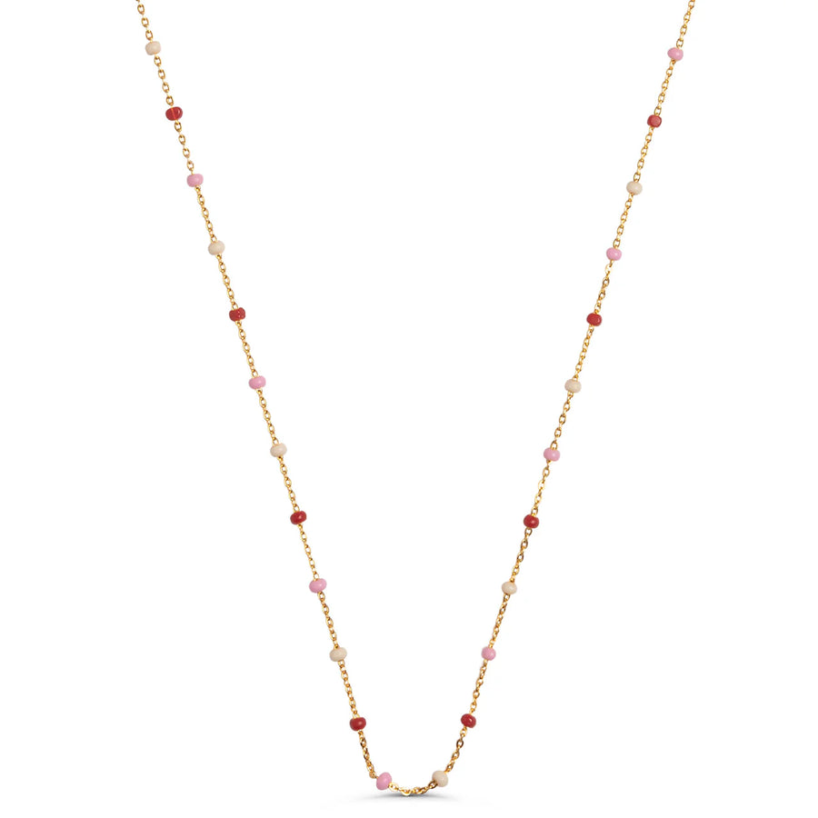 Enamel Copenhagen Halskette LOLA 18k Gold Plated Recycled Silver