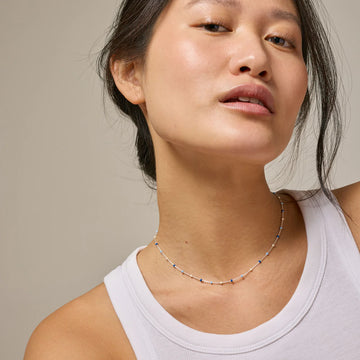 Enamel Copenhagen Halskette LOLA Recycled Silver