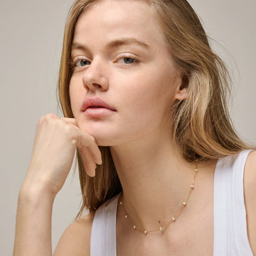 Enamel Copenhagen Halskette LOLA BOLD 18k Gold Plated Recycled Silver