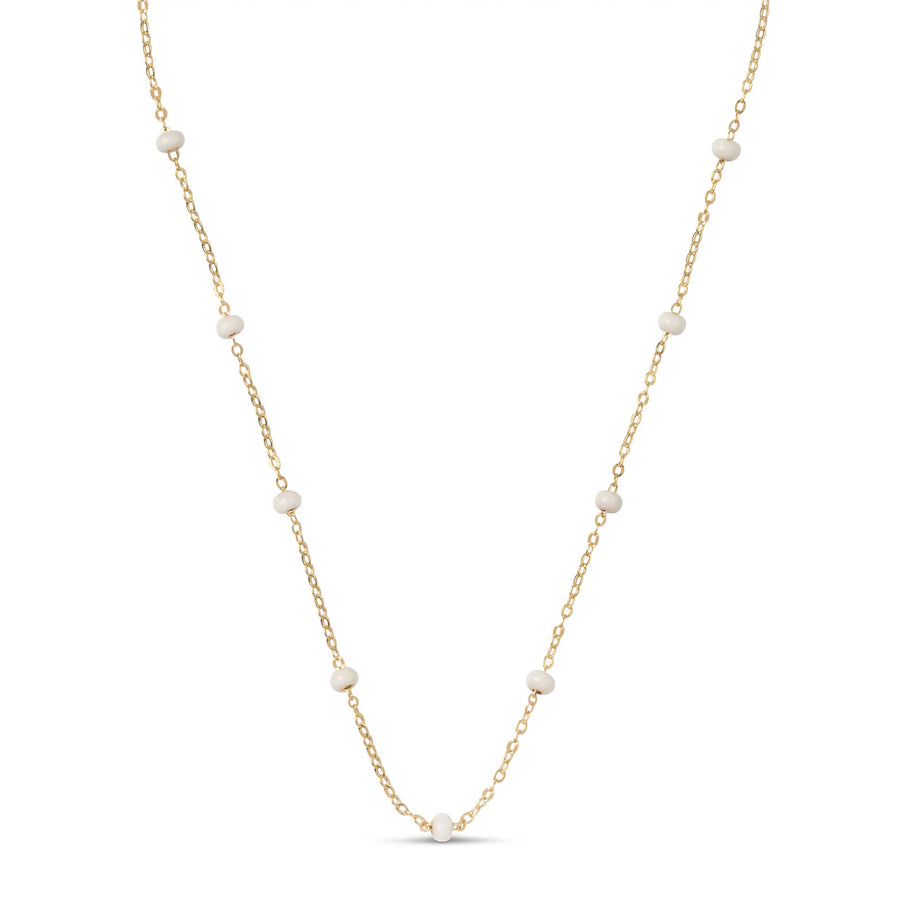 Enamel Copenhagen Halskette LOLA BOLD 18k Gold Plated Recycled Silver
