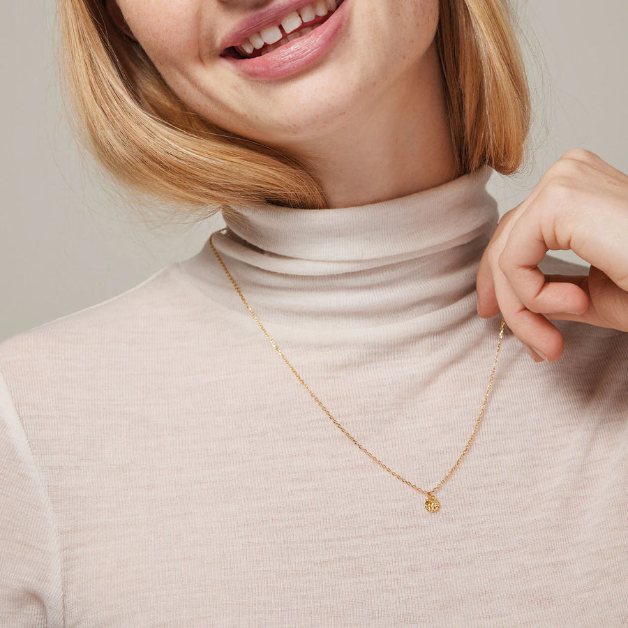 Enamel Copenhagen Halskette REFINED 18k Gold Plated Recycled Silver