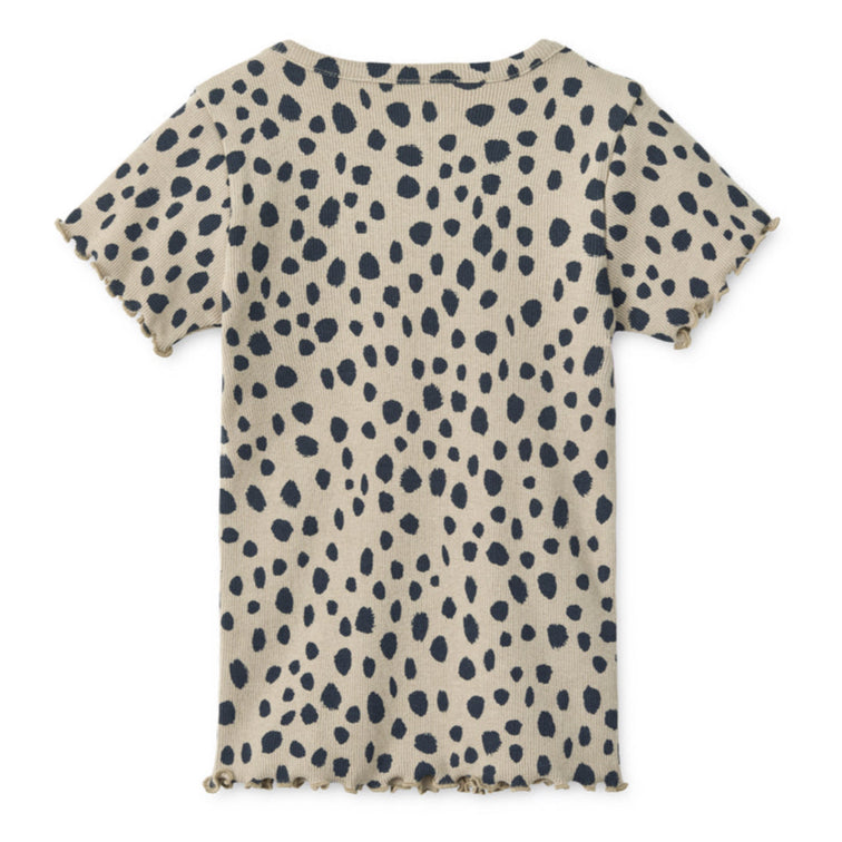Liewood Leopard Rib T-Shirt NIEVE Organic Cotton