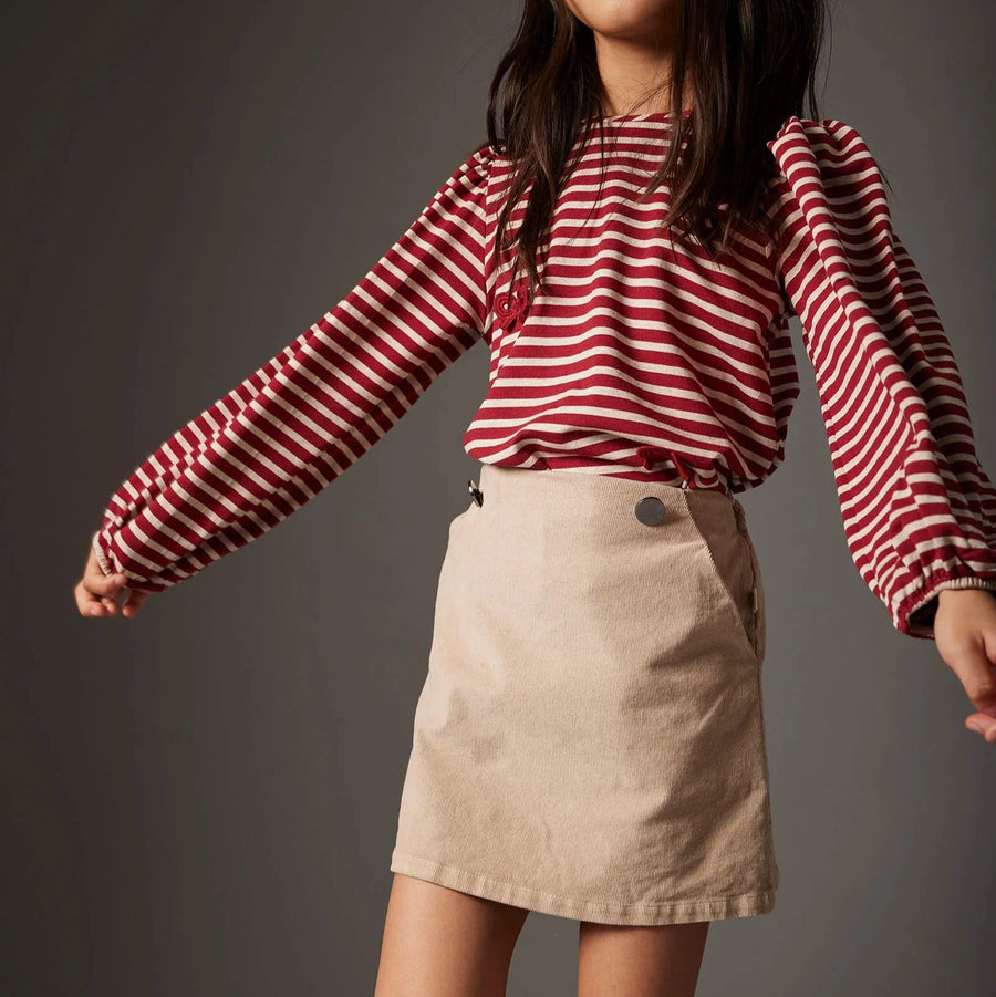COZMO Gestreifte Bluse PAMPAK Ecovero-Viscose