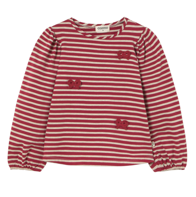 COZMO Gestreifte Bluse PAMPAK Ecovero-Viscose