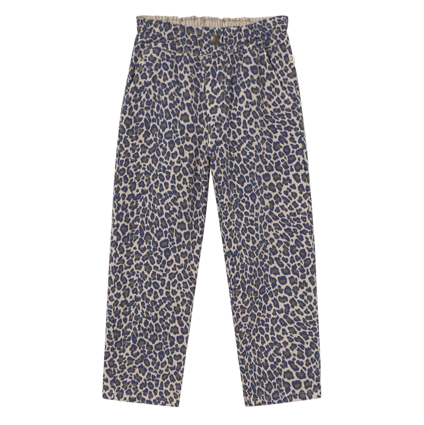 COZMO Twill-Hosen mit Animalprint PAOLAK Organic Cotton