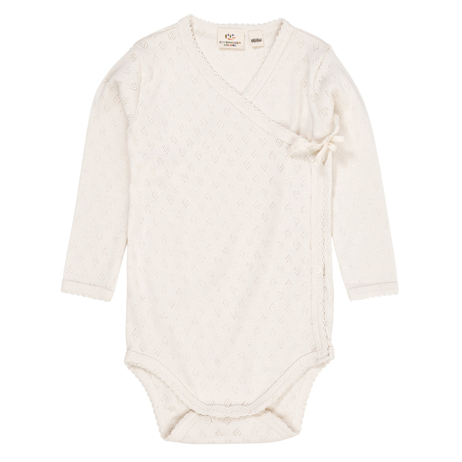 COPENHAGEN COLORS Pointelle Wickelbody Organic Cotton