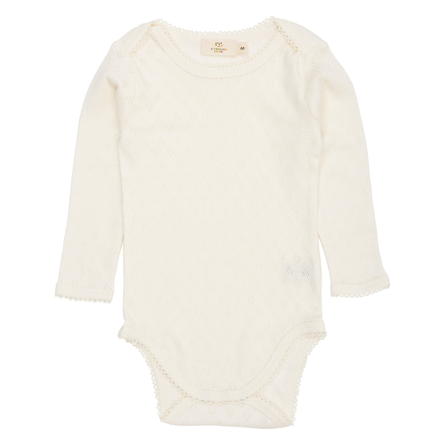 COPENHAGEN COLORS Pointelle Body Organic Cotton