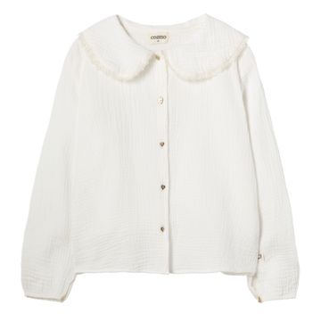 COZMO Bluse mit Kragen PRAGAK Cotton