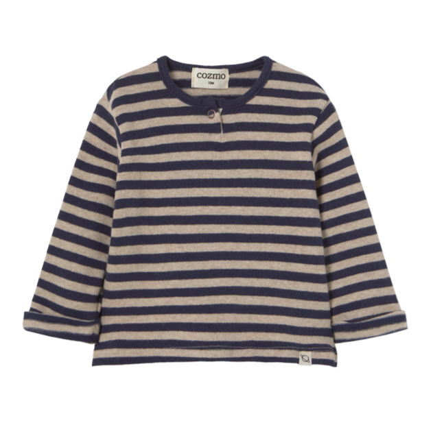 COZMO Gestreifter Pullover REMO Cotton