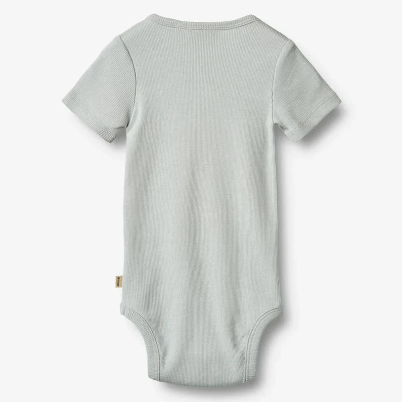 WHEAT Kurzarm Rib Body TIMO Organic Cotton-Modal