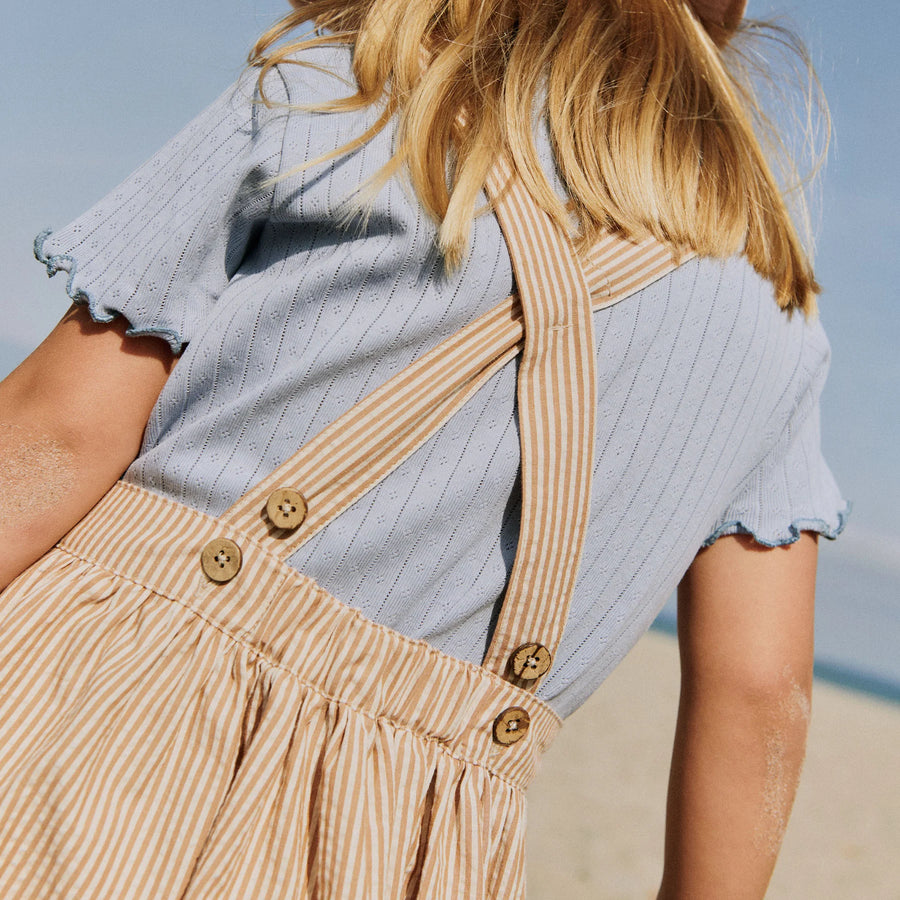 WHEAT Rib T-Shirt IRENE Organic Cotton