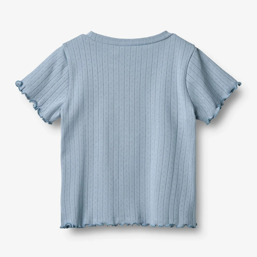WHEAT Rib T-Shirt IRENE Organic Cotton