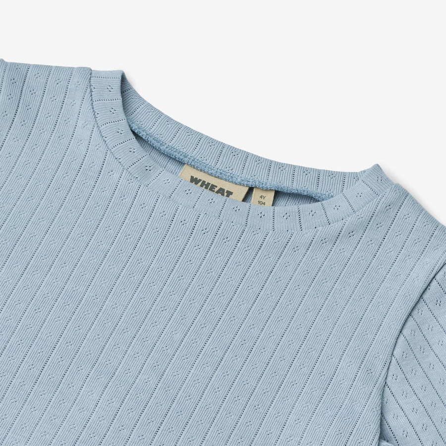 WHEAT Rib T-Shirt IRENE Organic Cotton