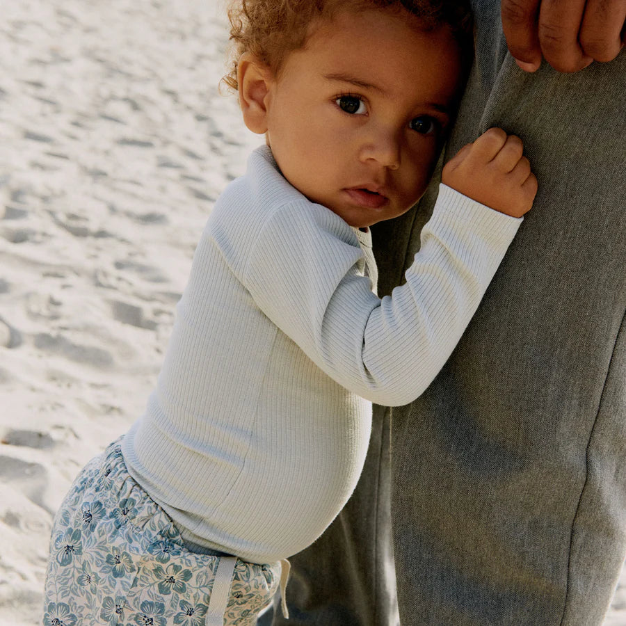 WHEAT Langarm Rib Body SPENCER Organic Cotton