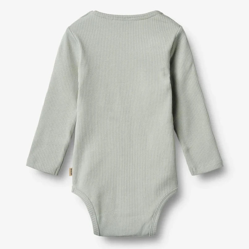 WHEAT Langarm Rib Body SPENCER Organic Cotton