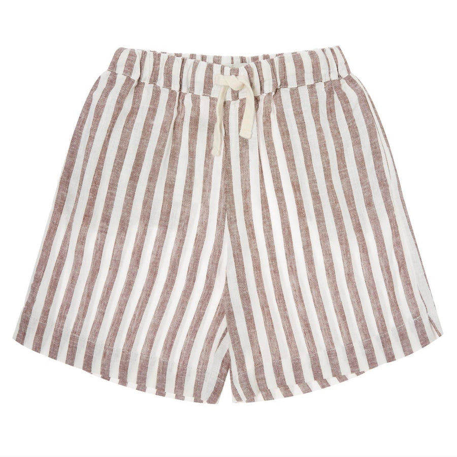 Tocoto Vintage Gestreifte Shorts Leinen