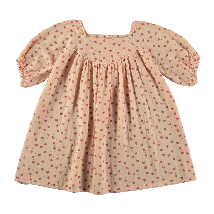 Tocoto Vintage Kleid mit Herzprint Cotton