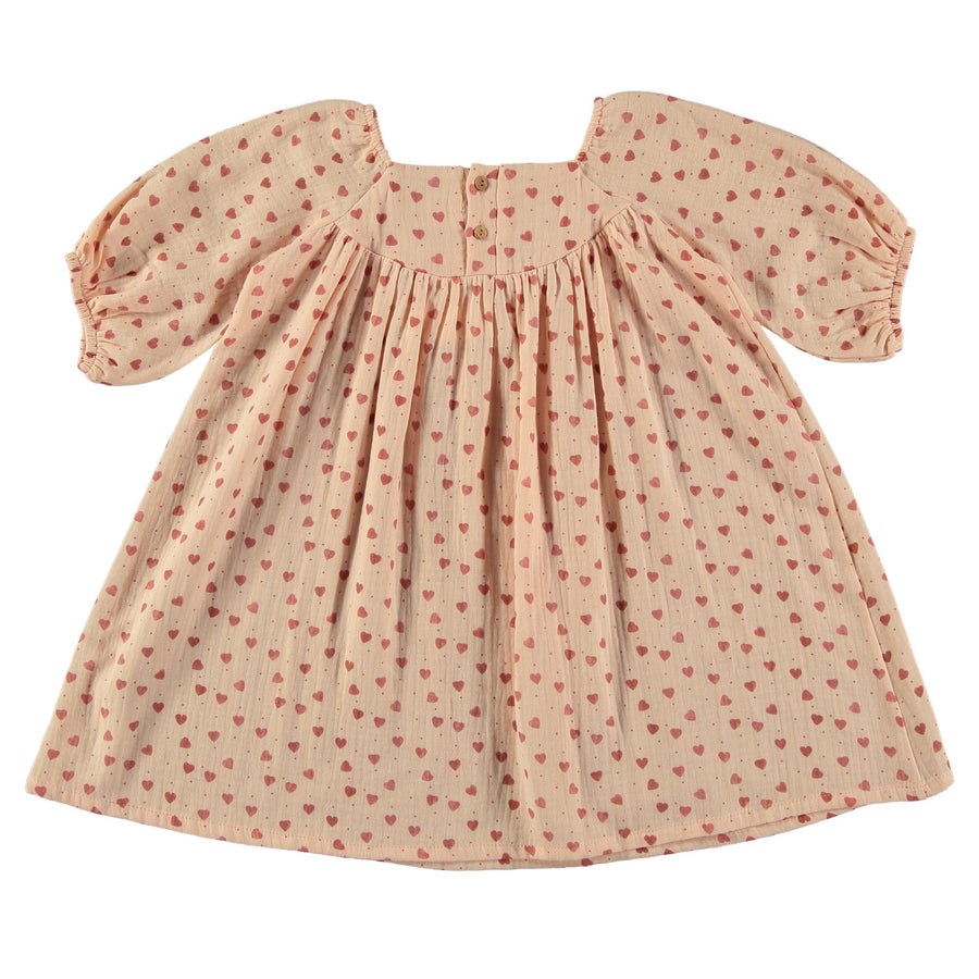 Tocoto Vintage Kleid mit Herzprint Cotton