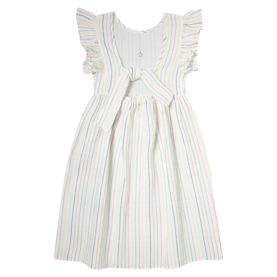 Tocoto Vintage Gestreiftes Midikleid Cotton