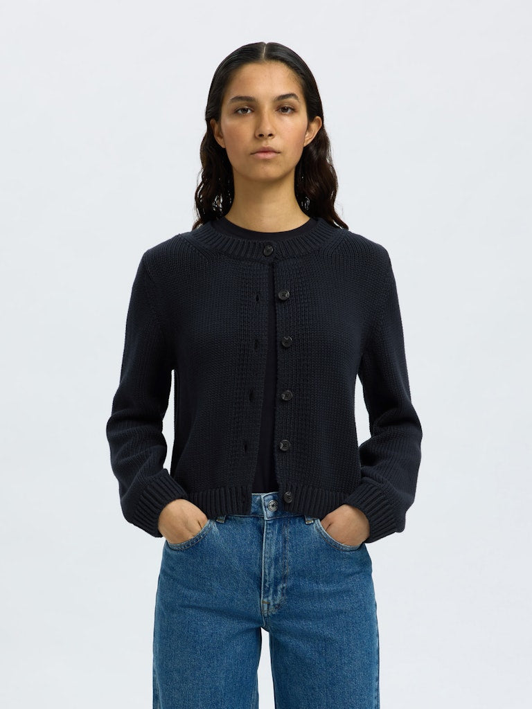 SELECTED FEMME Strickjacke SLFIVY Organic Cotton