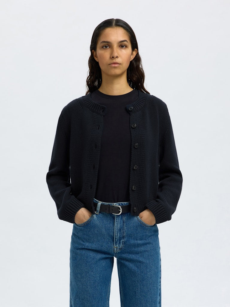 SELECTED FEMME Strickjacke SLFIVY Organic Cotton