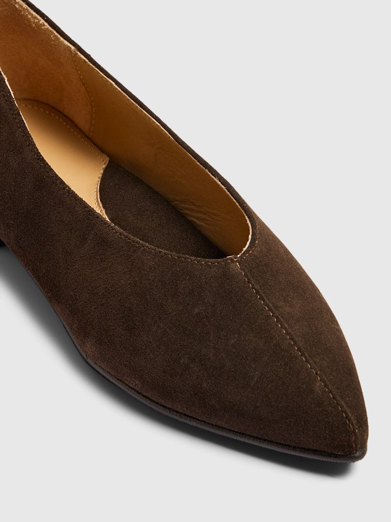 SELECTED FEMME Ballerina SLFWHITNEY SUEDE Leather