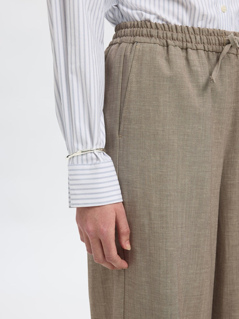 SELECTED FEMME Hose SLFMELLI EXTRA WIDE Wool Mix