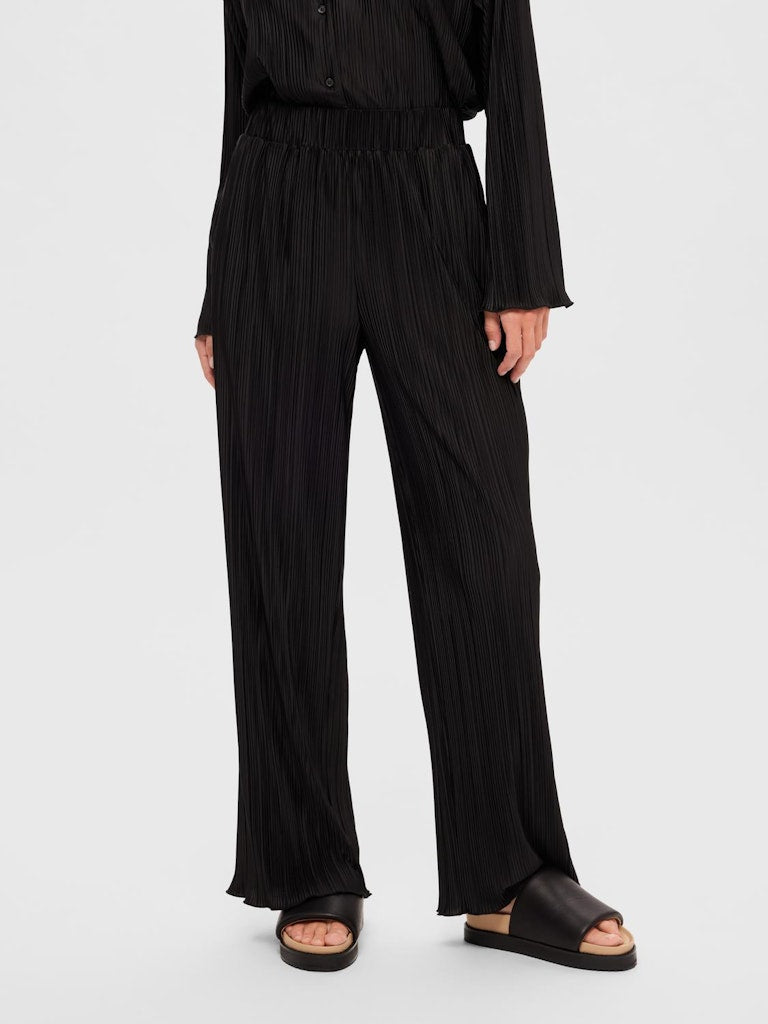 SELECTED FEMME Hose SLFELLIE HW Plissé