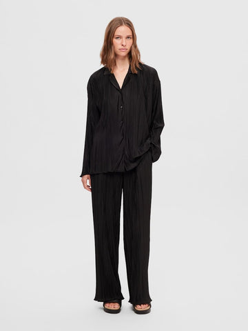 SELECTED FEMME Hose SLFELLIE HW Plissé