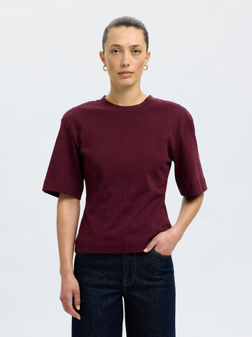 SELECTED FEMME T-Shirt SLFMESA Organic Cotton