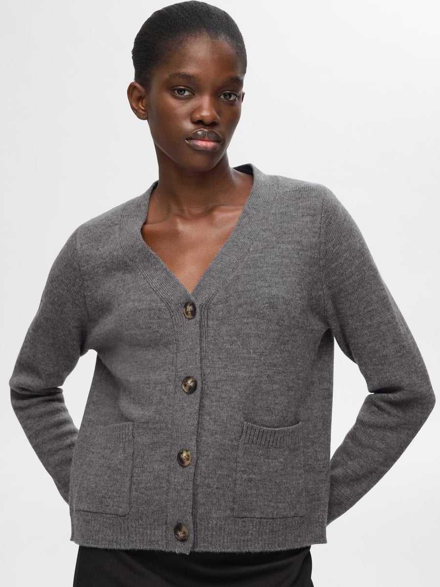 SELECTED FEMME Strickcardigan SLFANA Wool