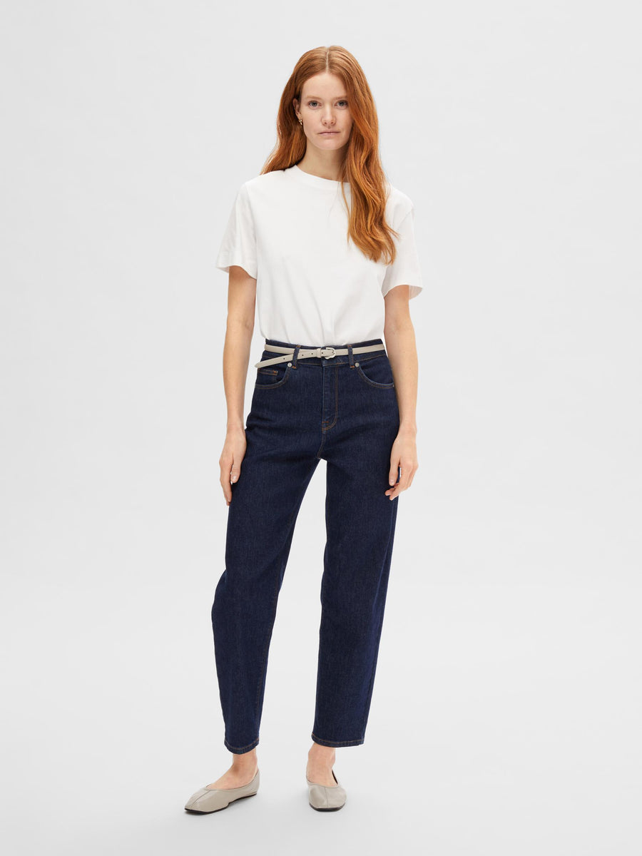 SELECTED FEMME Jeans Tapered SLFDAGMAR Organic Cotton