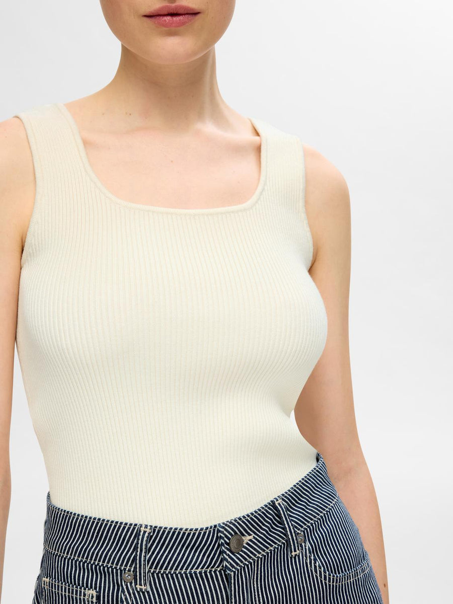 SELECTED FEMME Stricktop Ärmellos SLFJENNY Viskose