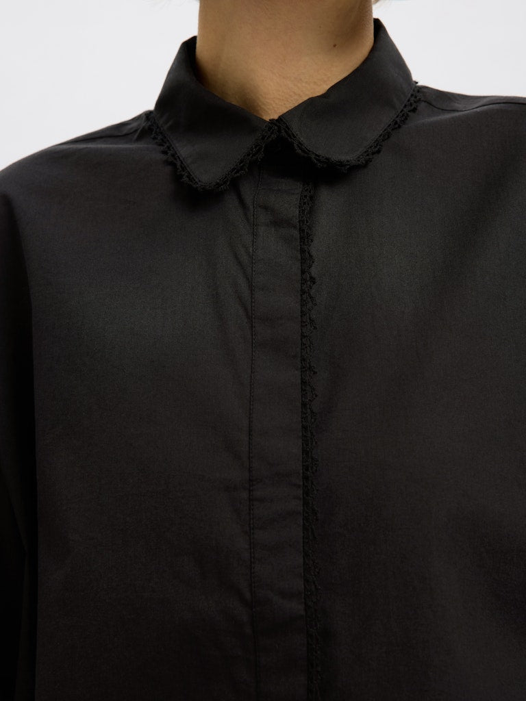 SELECTED FEMME Hemd SLFNOVI SS Organic Cotton Lyocell Mix