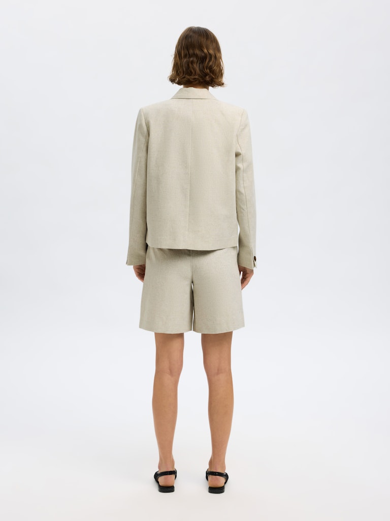 SELECTED FEMME Blazer SLFVENJA SUN LS Cotton Linen Mix