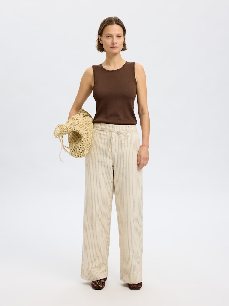 SELECTED FEMME Stricktop Ärmellos SLFMOON SUS Viscose