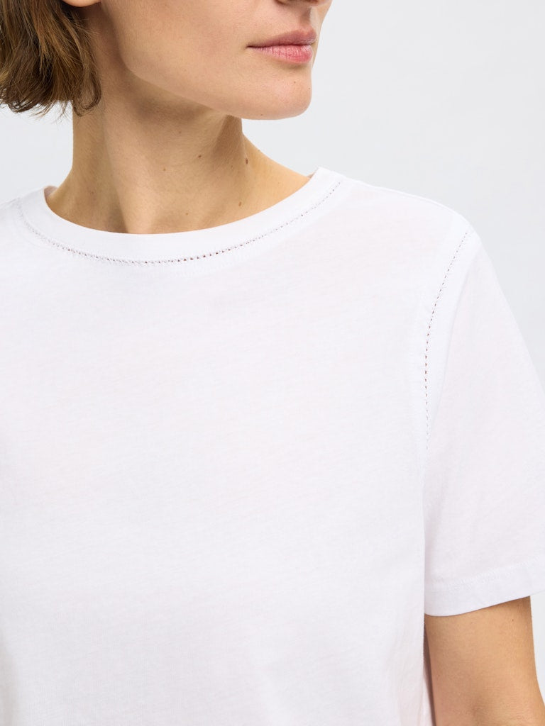 SELECTED FEMME T-Shirt SLFASSIA Organic Cotton