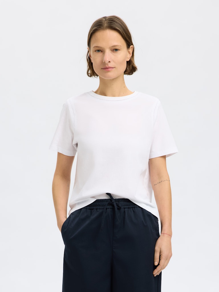 SELECTED FEMME T-Shirt SLFASSIA Organic Cotton