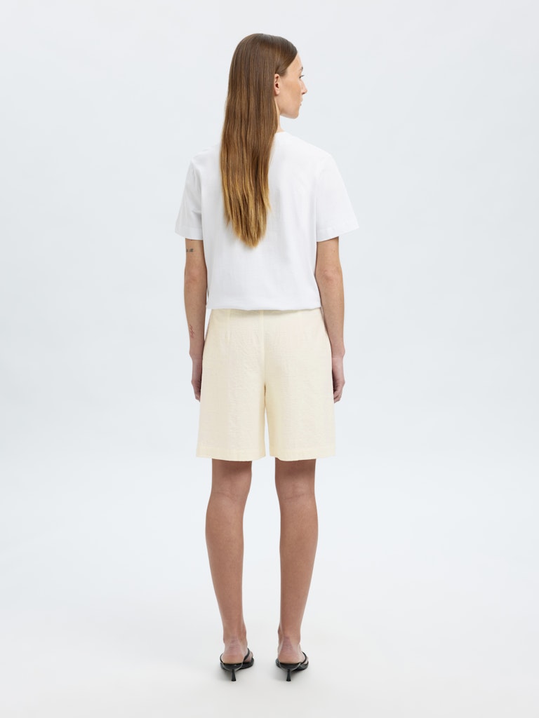 SELECTED FEMME Shorts SLFMETTE HW Organic Cotton Linen Mix