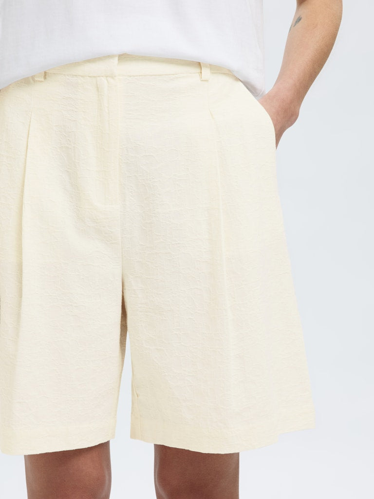 SELECTED FEMME Shorts SLFMETTE HW Organic Cotton Linen Mix