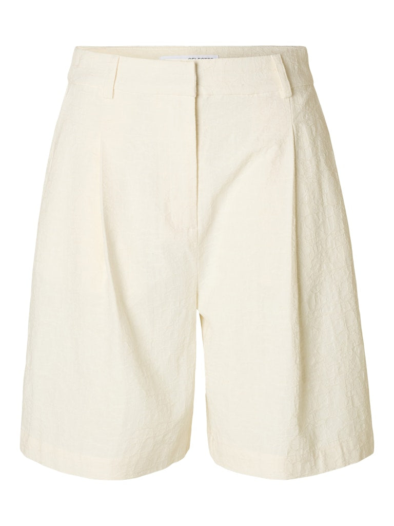 SELECTED FEMME Shorts SLFMETTE HW Organic Cotton Linen Mix