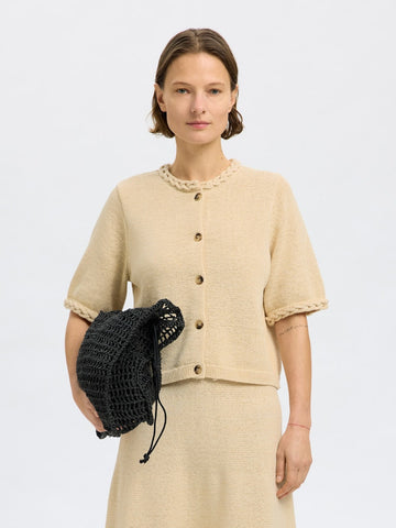 SELECTED FEMME Cardigan SLFALMA 2/4 Organic Cotton