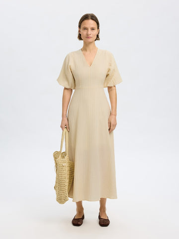 SELECTED FEMME Midikleid SLFMADDIE SS TENCEL™ Lyocell